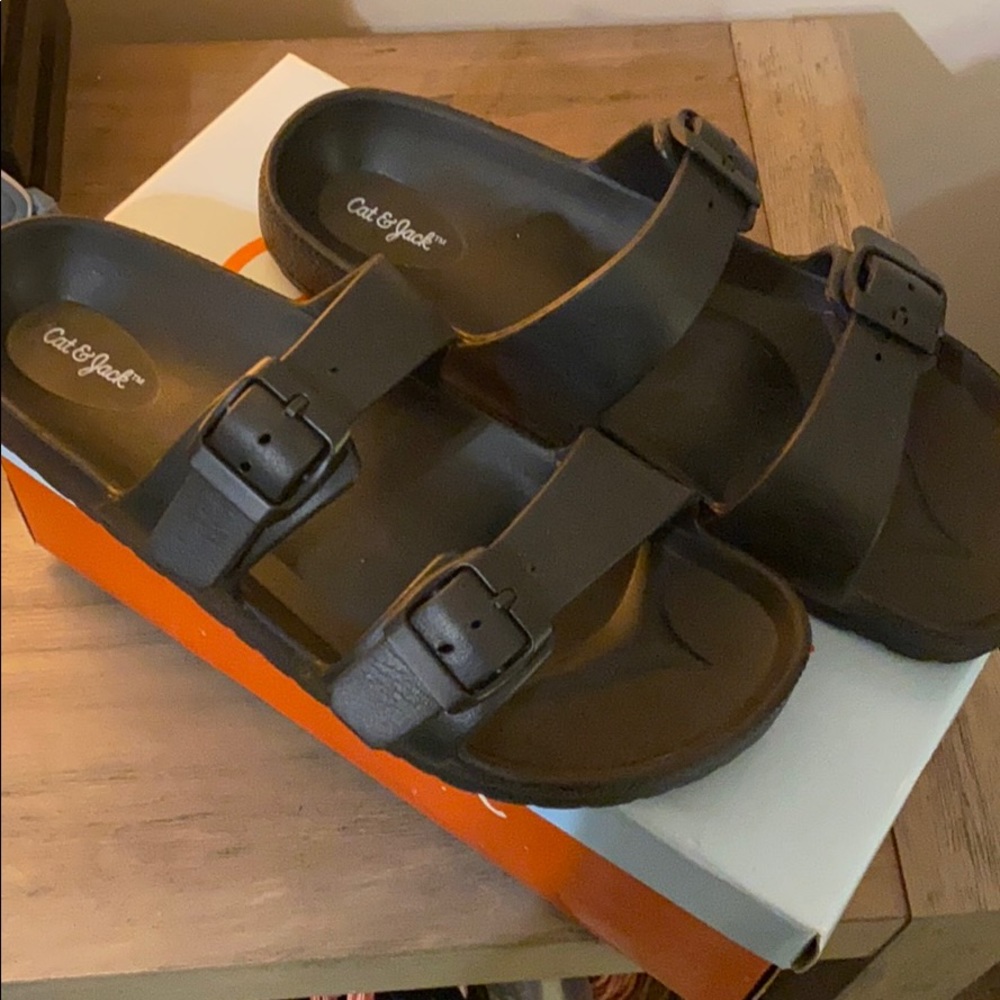 Cat & Jack Girls Black Sandal